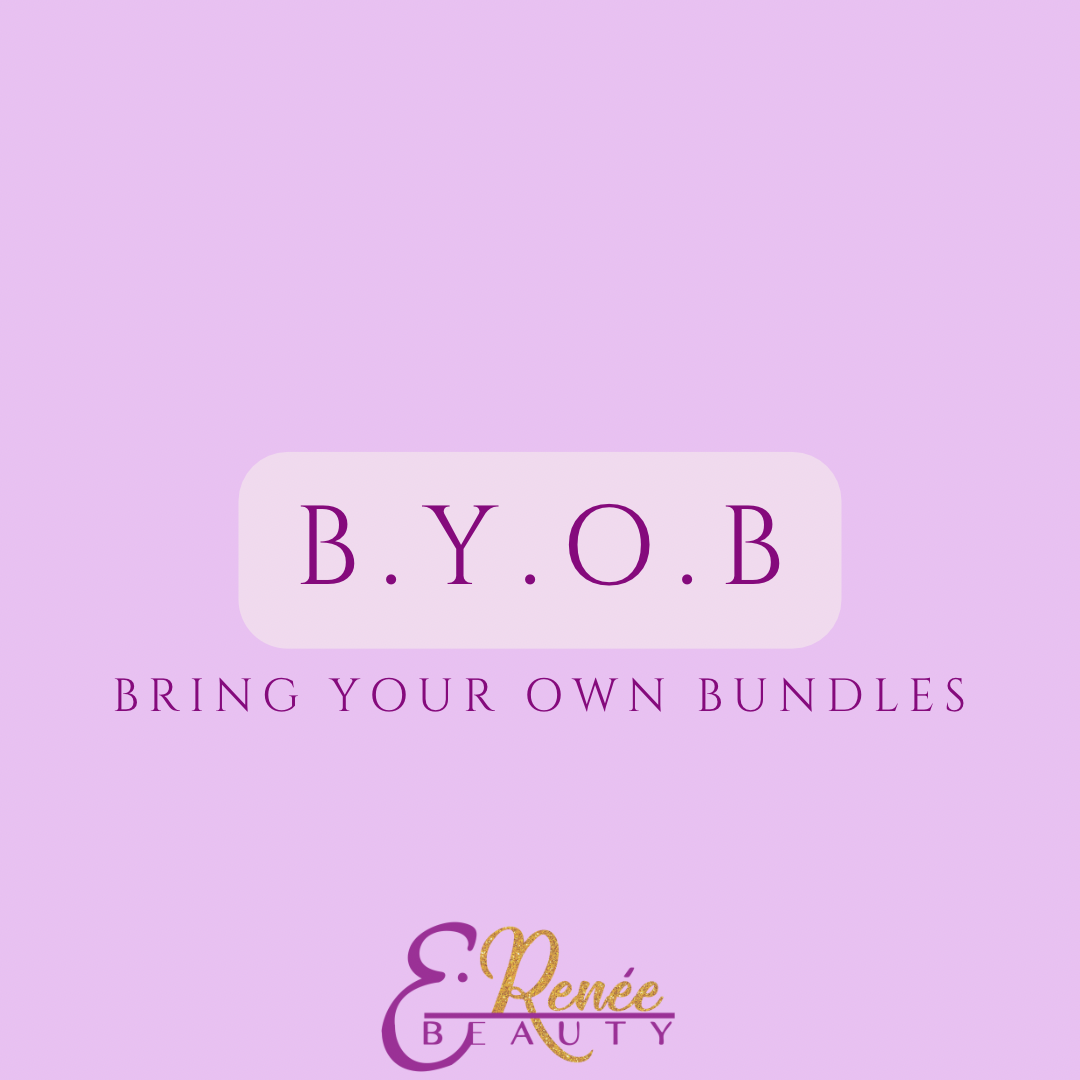 B.Y.O.B (Bring your own bundles) Wig construction service